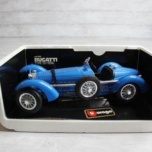 Burago Vintage 1934 Bugatti Type 59 1:18 Metal Die Cast Model Toy Car